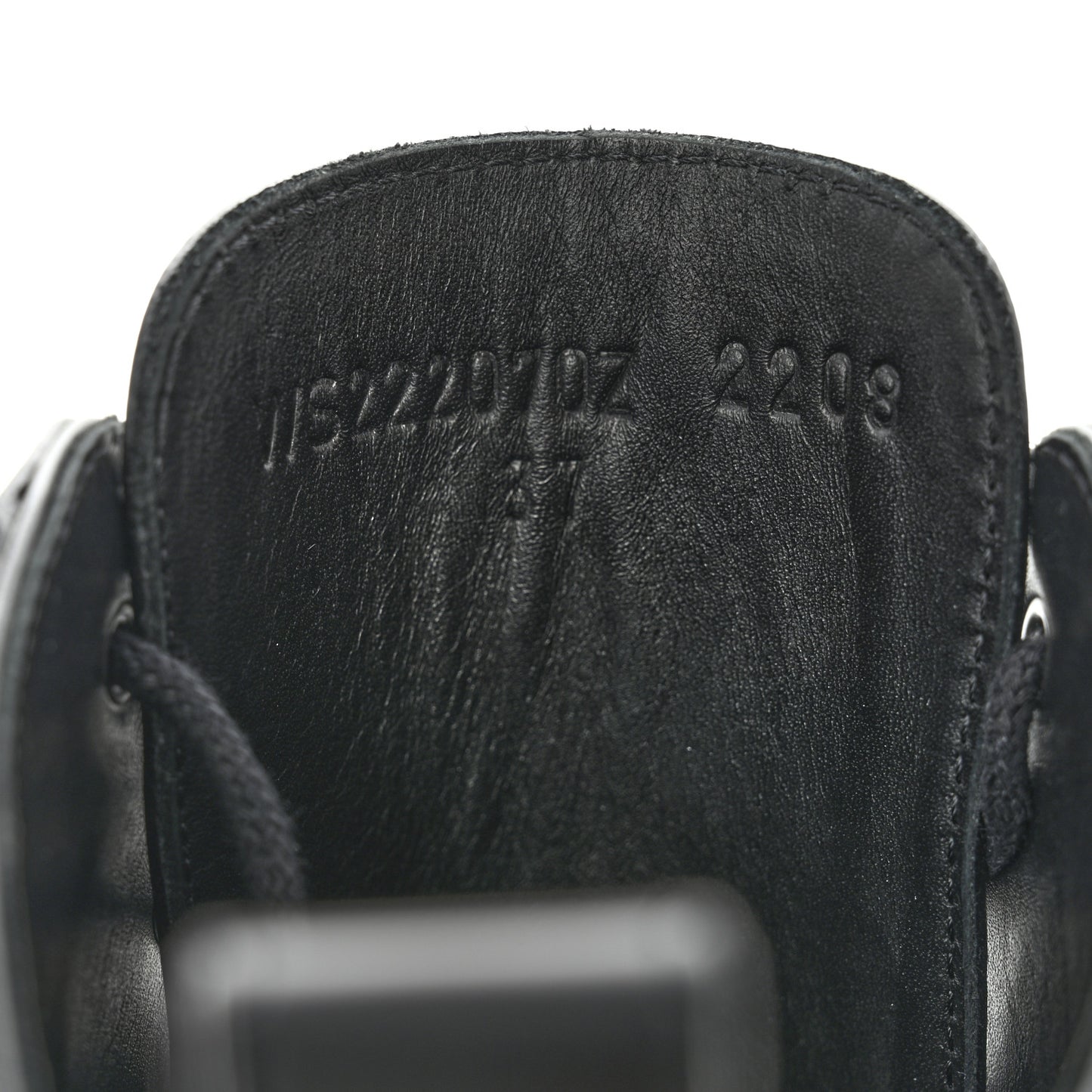 Glossed Calfskin Funk Ankle Boots 37 Black