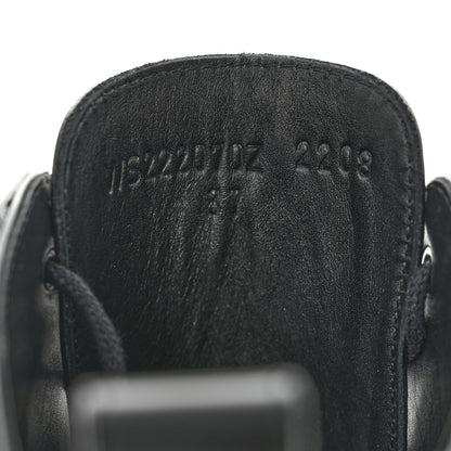 Hermes Glossed Calfskin Funk Ankle Boots 37 Black 6 of 8