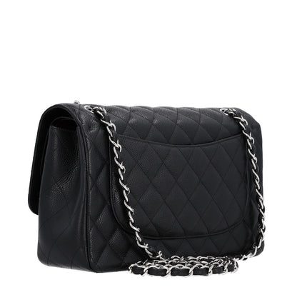 Chanel Caviar Quilted Jumbo Double Flap Black 4 of 10