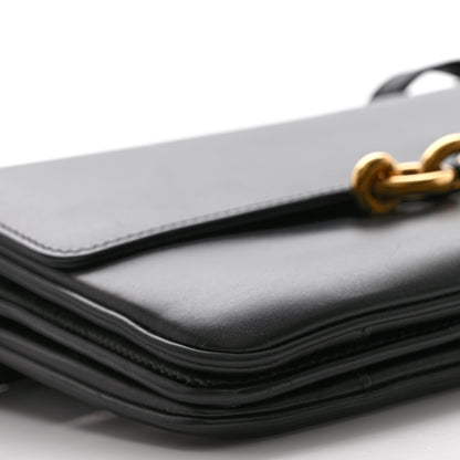 Saint Laurent Smooth Calfskin Le Maillon Satchel Black 8 of 11