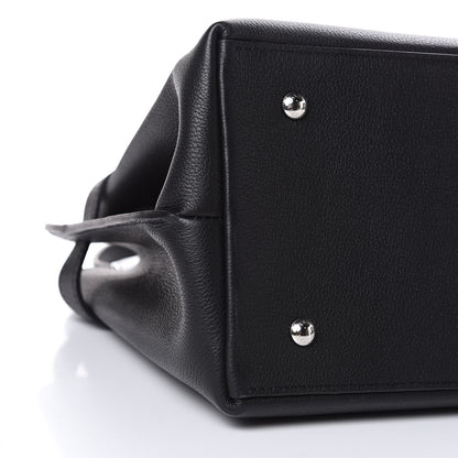 Louis Vuitton Calfskin Lockme Day Black 7 of 8