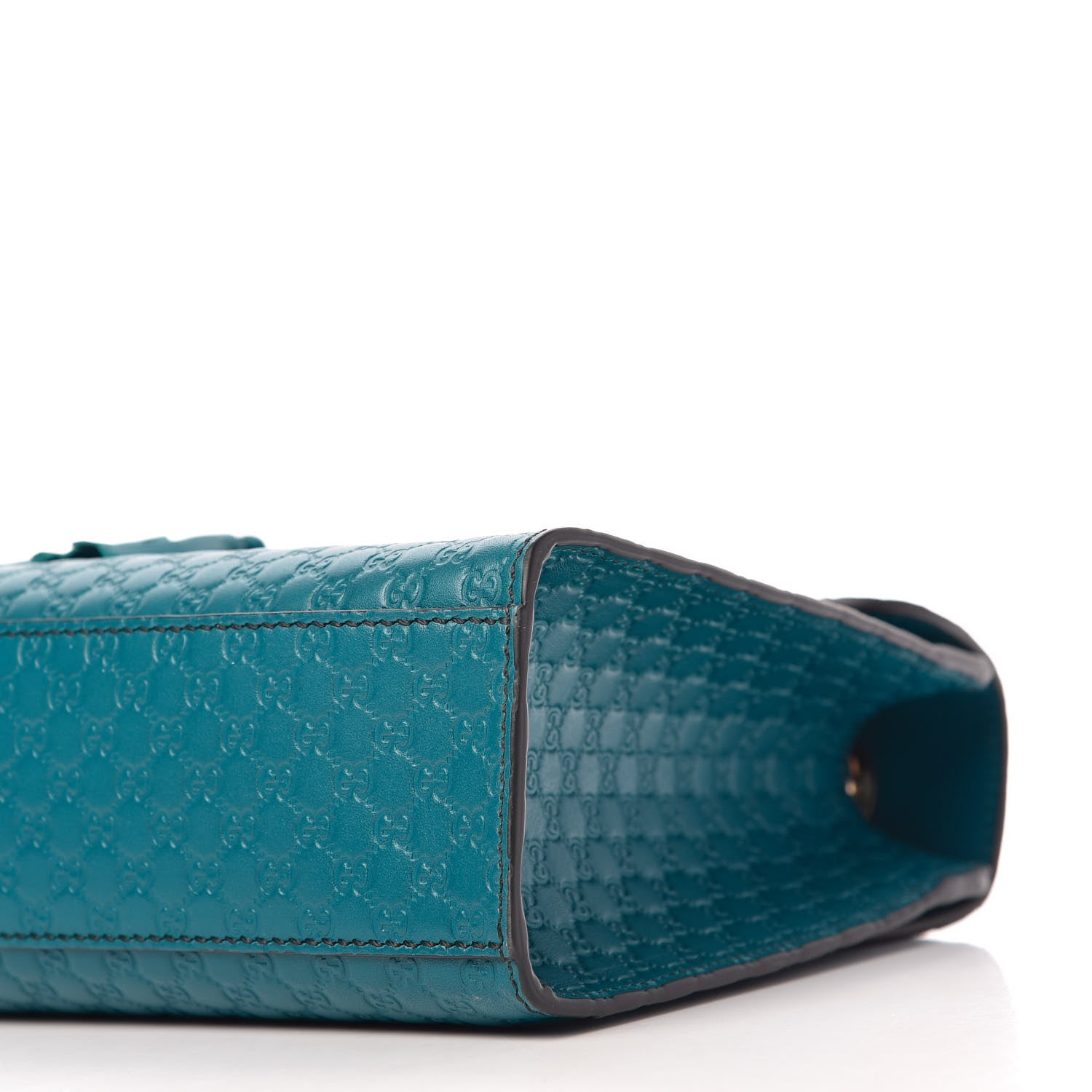 Gucci Soft Microguccissima Medium Emily Chain Shoulder Bag Deep Cobalt 7 of 10