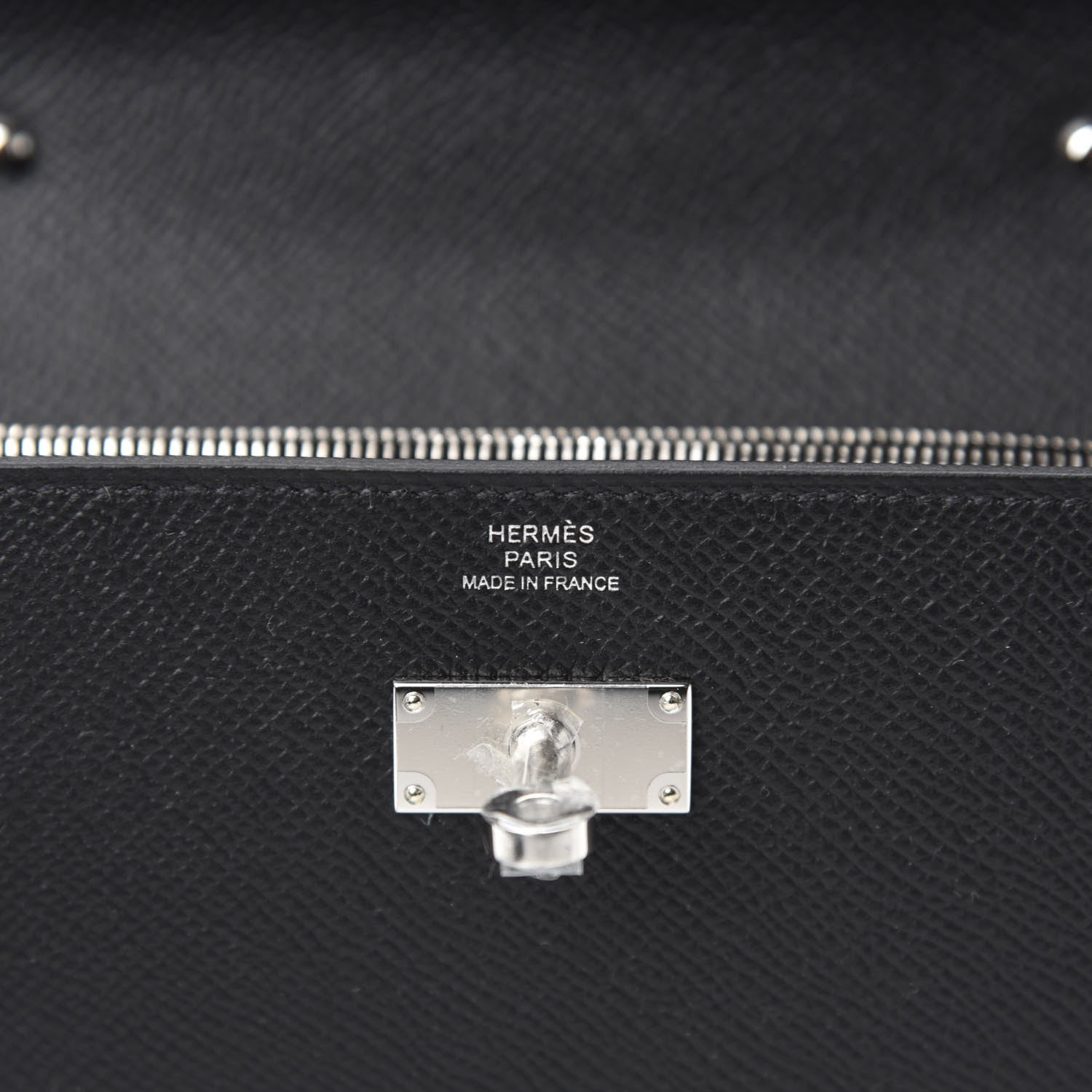 Hermes Epsom Kelly Wallet To Go Black 8 of 10