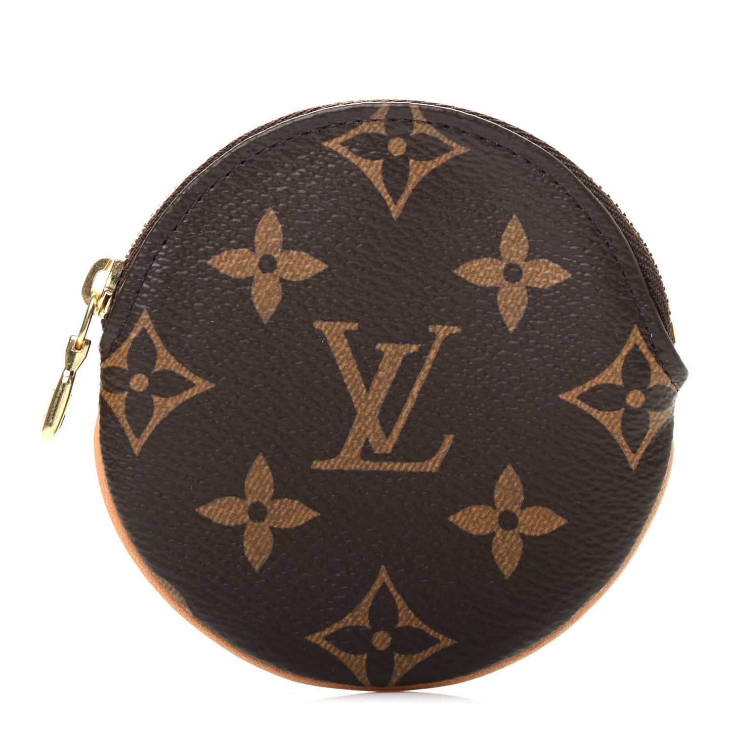 Monogram Round Coin Purse