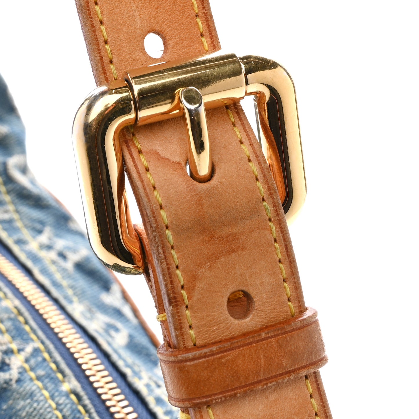 Monogram Denim Baggy PM Blue