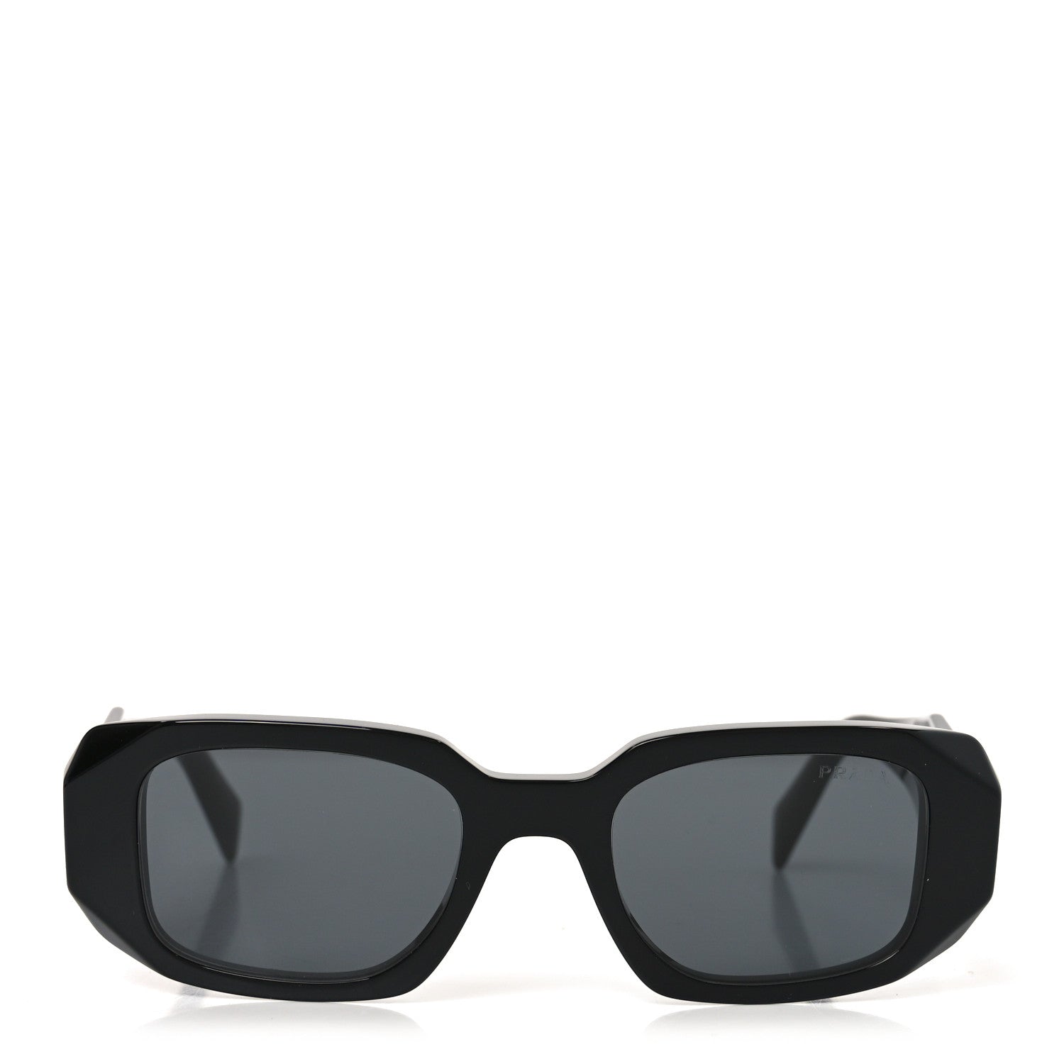 Prada Acetate Symbole Sunglasses SPR 17W Black 2 of 7