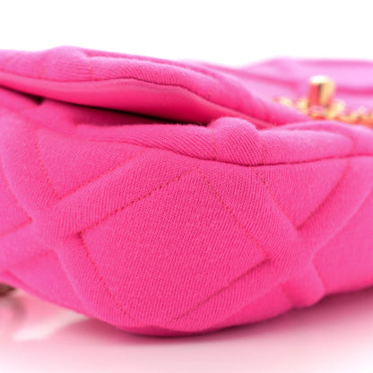 Chanel Jersey Quilted Chanel 19 Waist Bag Pink 9 of 11