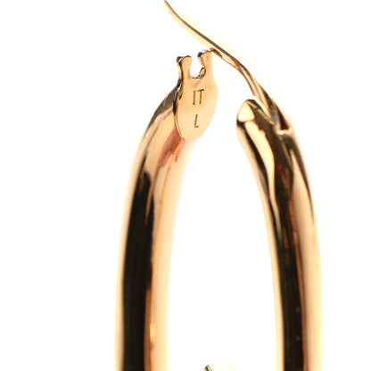 Louis Vuitton Metal Fall In Love Hoop Earrings GM Gold 5 of 5