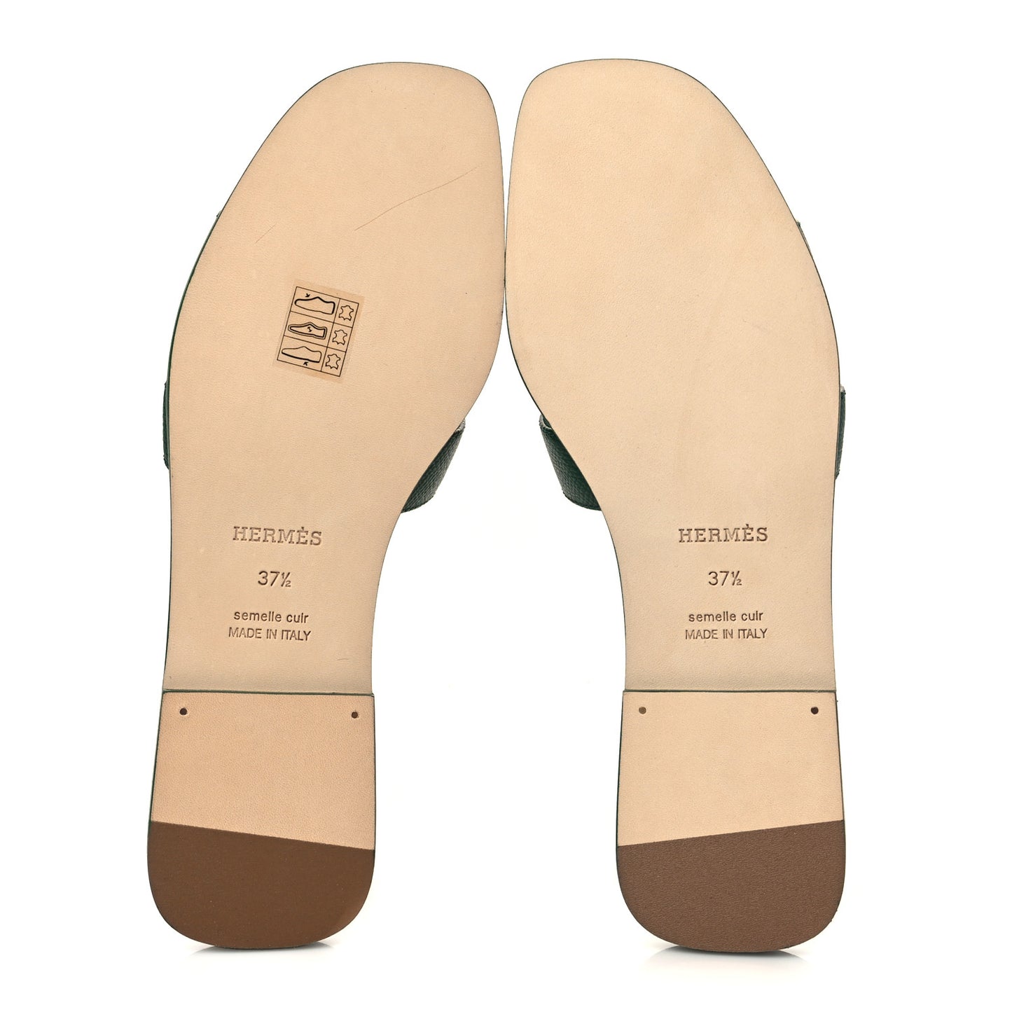 Epsom Oran Sandals 37.5 Vert Cactus