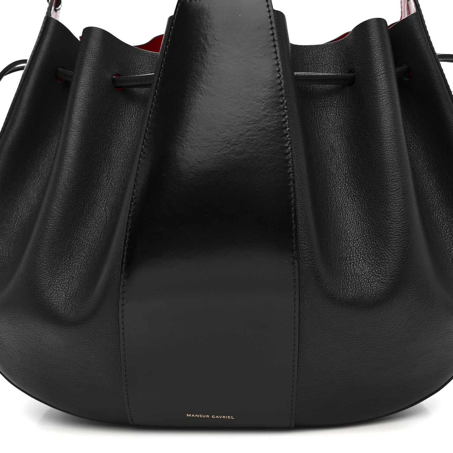 Tumbled Calfskin Lilium Bag Black