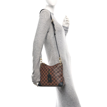 Louis Vuitton Damier Ebene Odeon PM Black 2 of 9