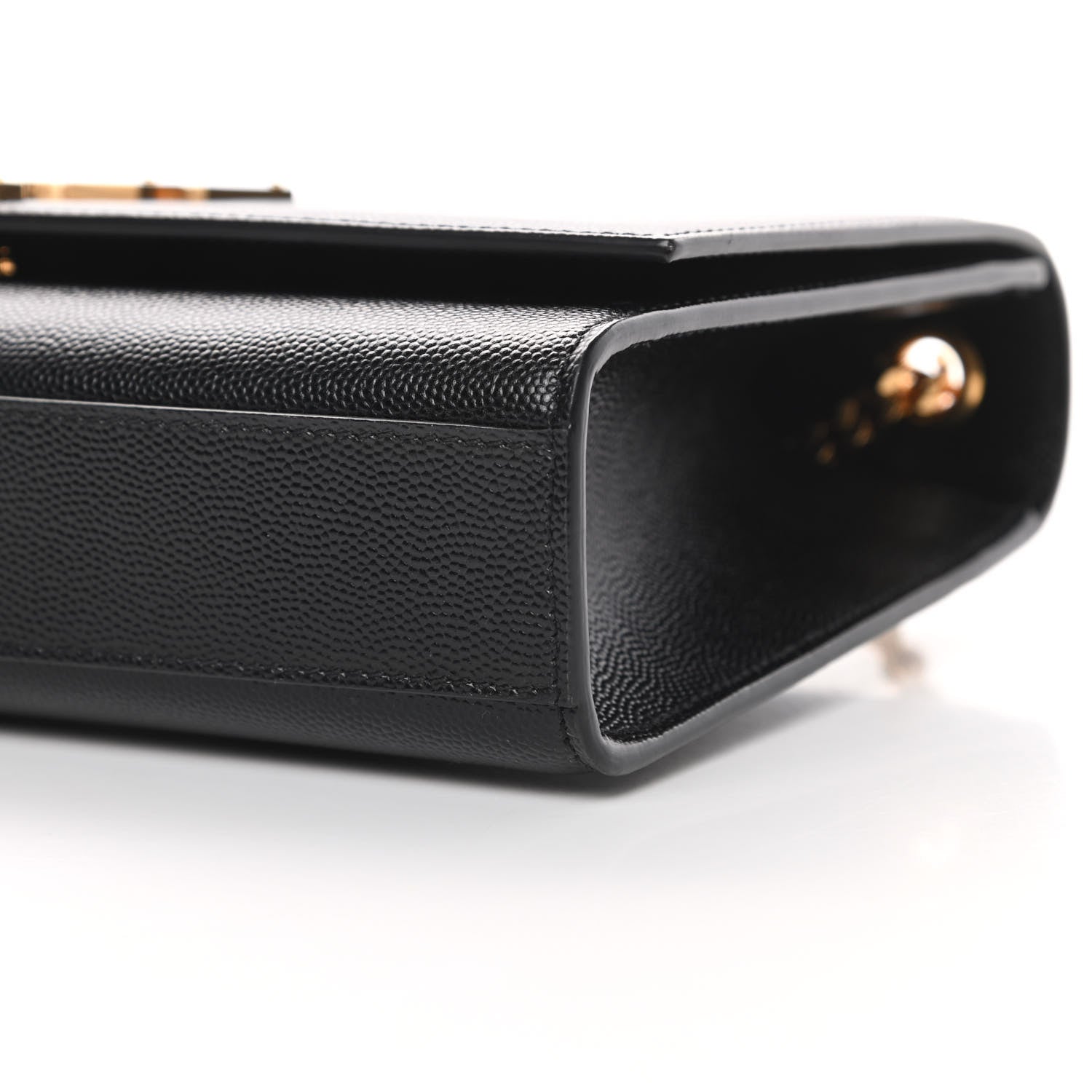Saint Laurent Grain De Poudre Medium Classic Monogram Kate Satchel Black 10 of 10