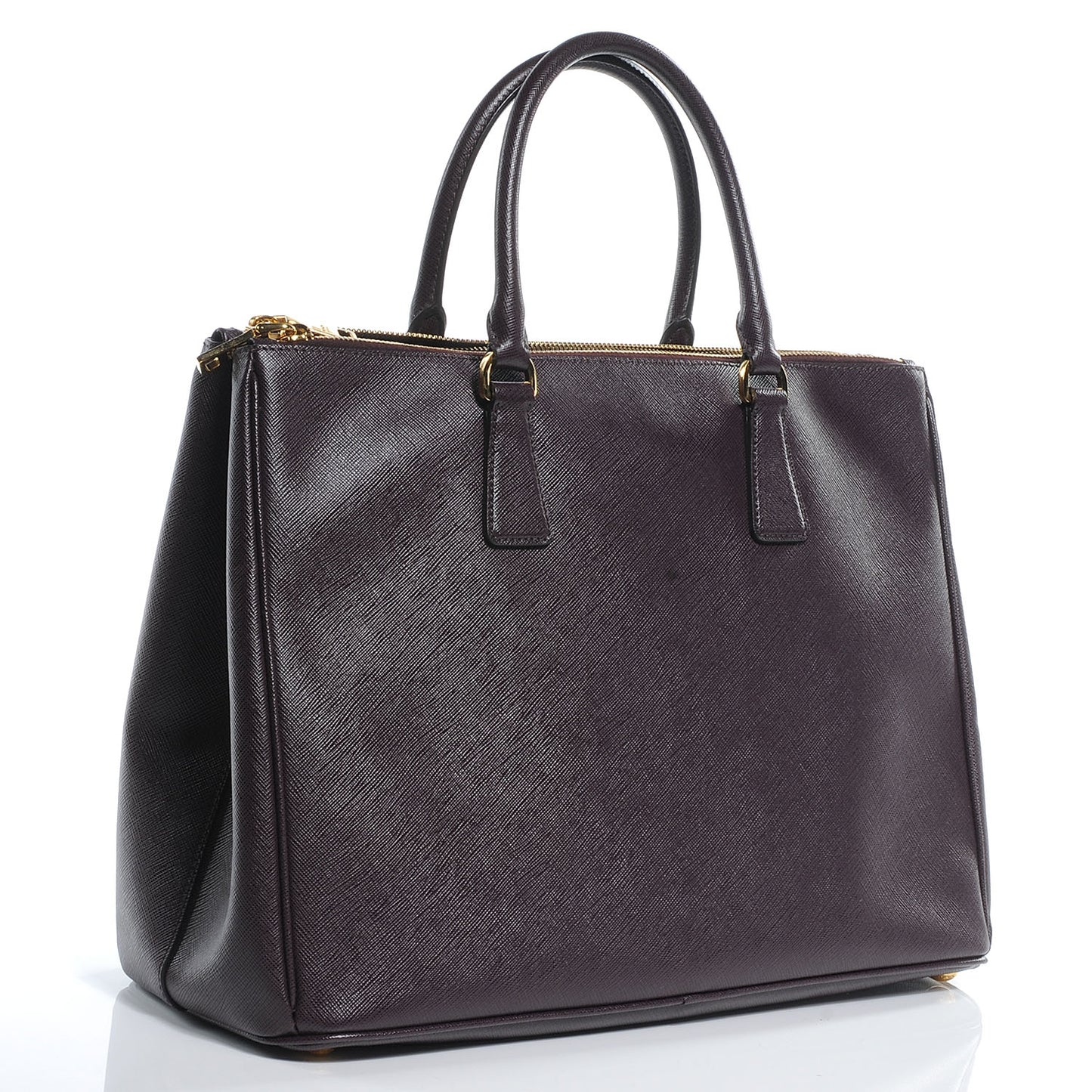 Saffiano Lux Large Tote Bordeaux