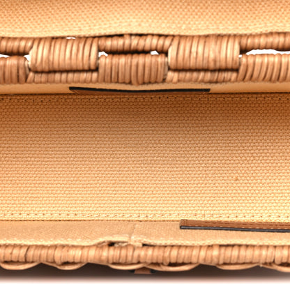 Saint Laurent Wicker Gaby Vanity Bag Natural Brick 5 of 11