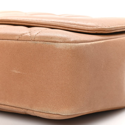 Chanel Lambskin Quilted Medium Single Flap Beige 10 of 12
