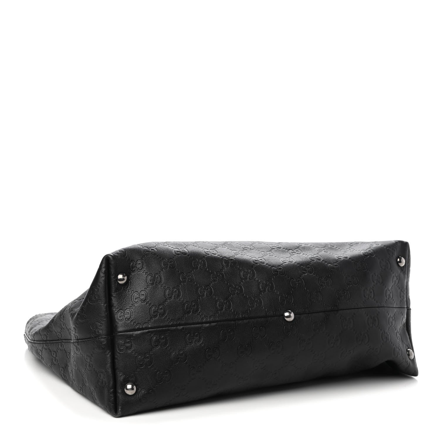 Gucci Guccissima Medium Icon Bit Tote Black 4 of 11