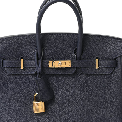 Hermes Togo Birkin 25 Bleu Nuit 8 of 10