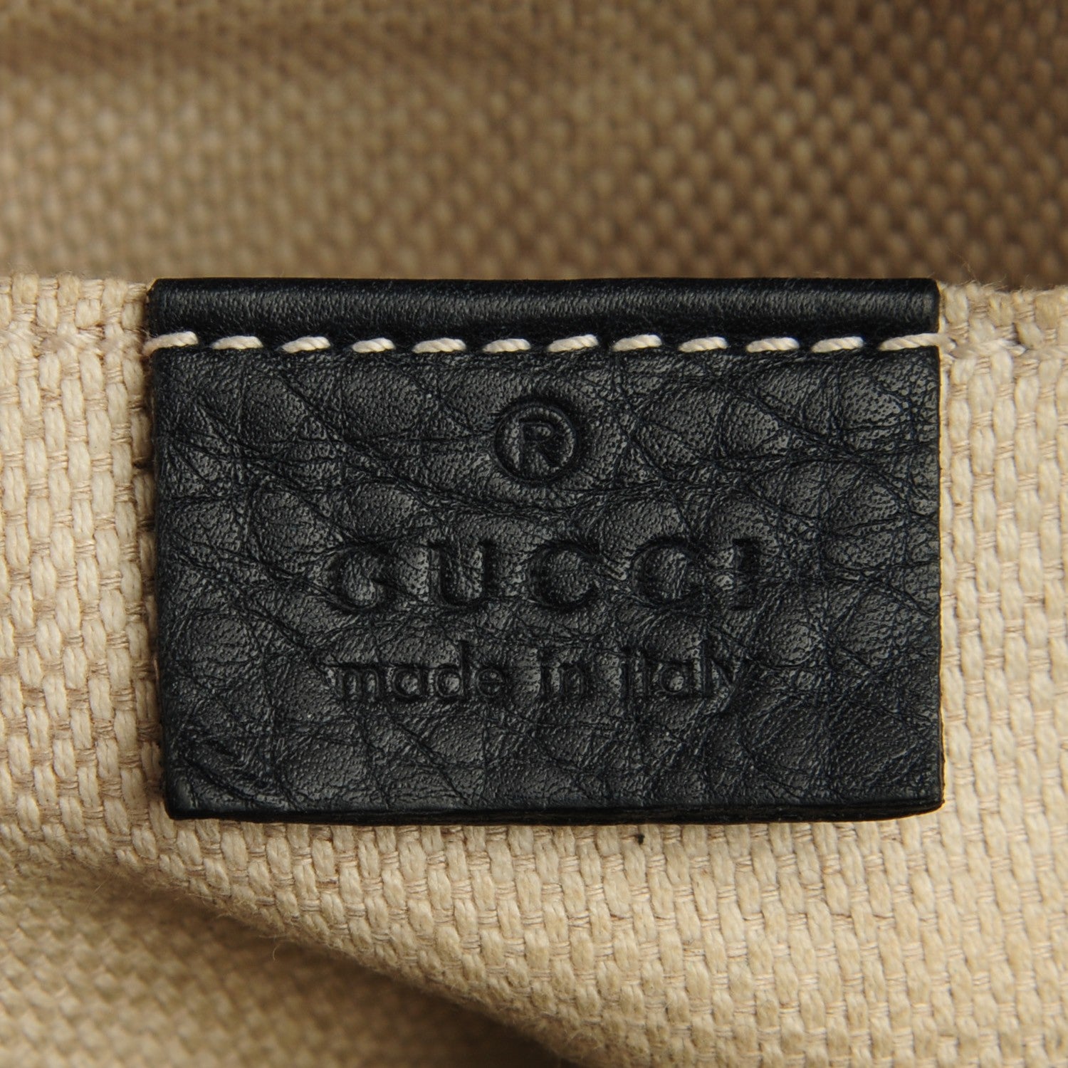 Gucci Pebbled Calfskin Small Soho Disco Bag Blue 6 of 7