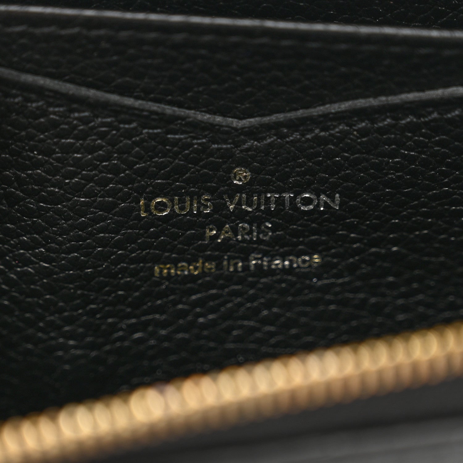 Louis Vuitton Empreinte Zippy Coin Purse Black 6 of 6