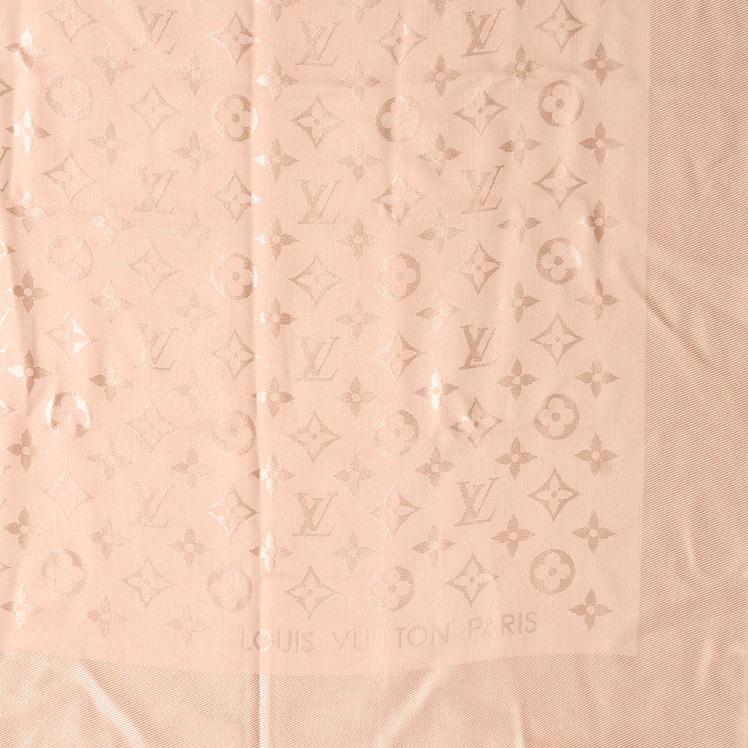 Louis Vuitton Wool Silk Monogram Shawl Dune 1 of 4