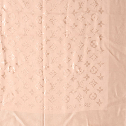 Louis Vuitton Wool Silk Monogram Shawl Dune 1 of 4
