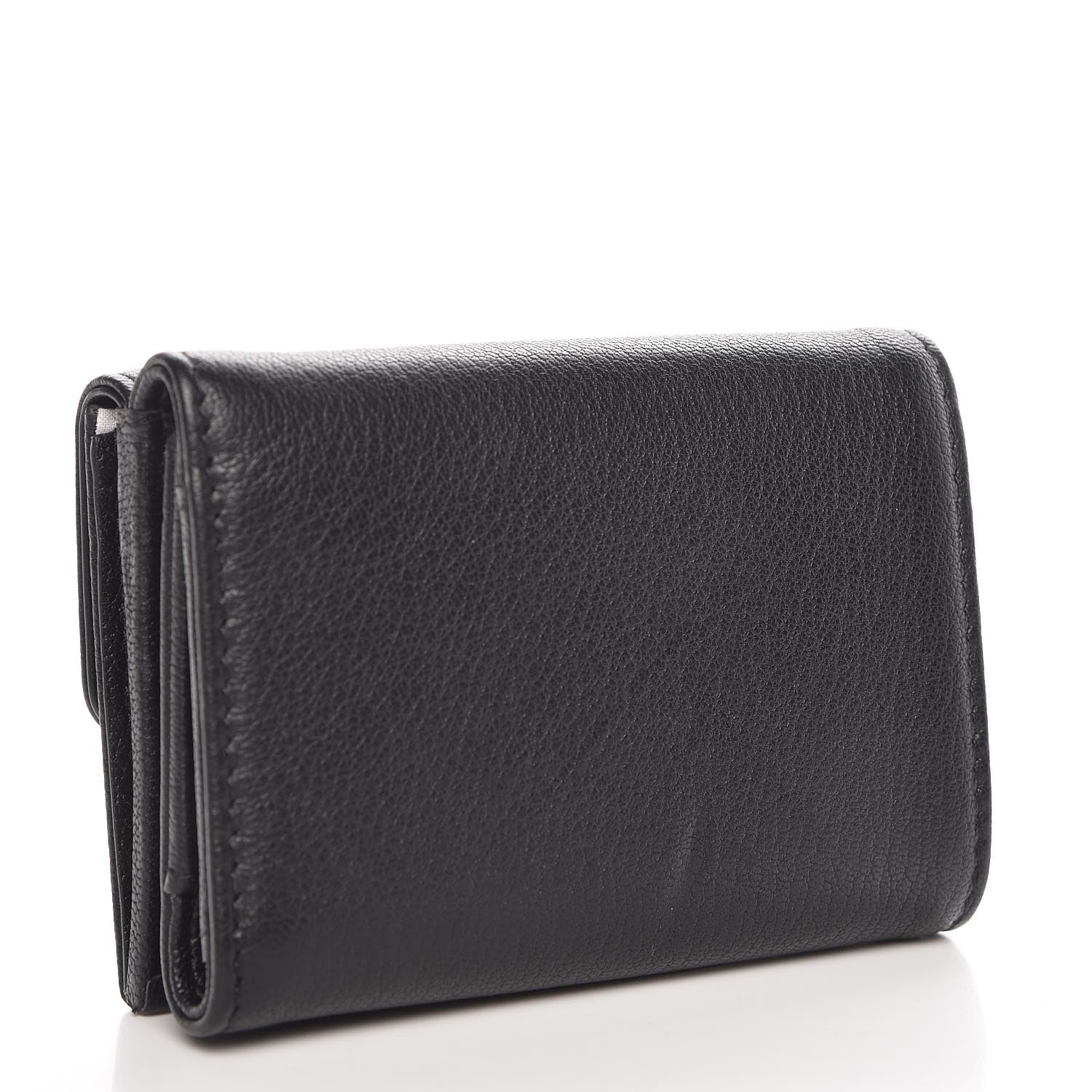 Chanel Goatskin CC Flap Wallet Black 3 of 9