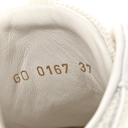 Louis Vuitton Calfskin Mesh Run Away Sneakers 37 White 7 of 10