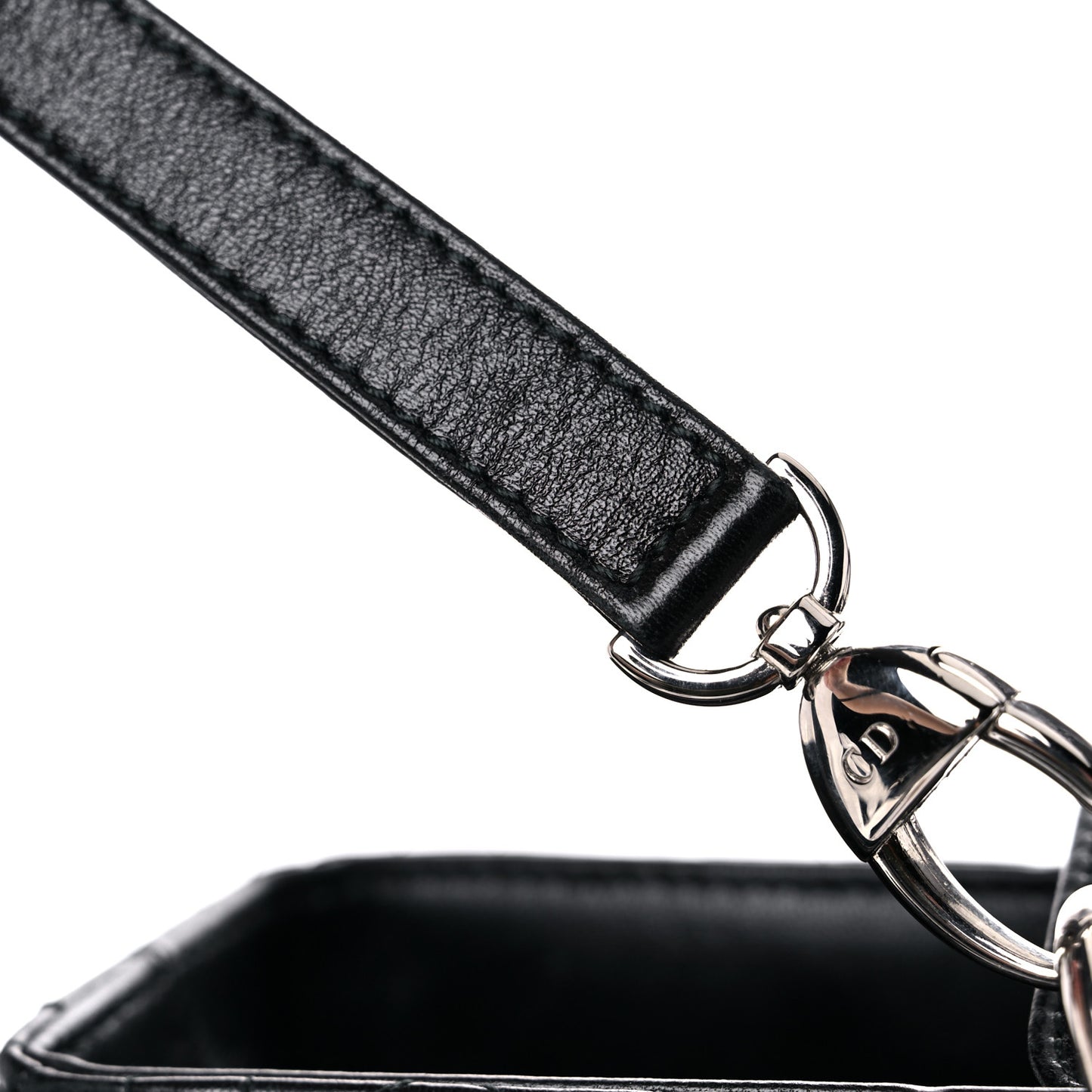 Lambskin Cannage Large Lady Dior Black