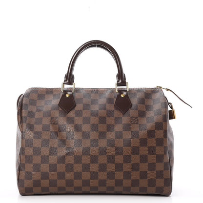 Louis Vuitton Damier Ebene Speedy 30 1 of 8