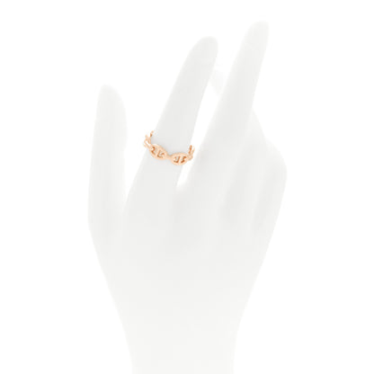 Hermes 18K Rose Gold PM Chaine d'Ancre Enchainee Ring 54 7 2 of 4