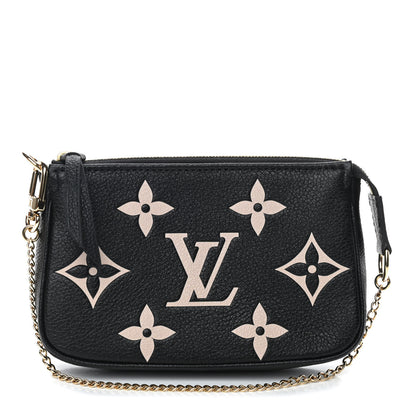 Louis Vuitton Empreinte Monogram Giant Mini Pochette Accessories Black 1 of 7