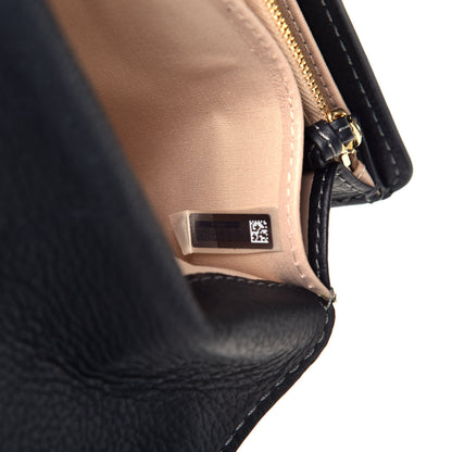 Chloe Calfskin Marcie Continental Flap Wallet Black 7 of 7