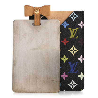 Louis Vuitton Monogram Multicolor Mirror and Case Pouch Black 3 of 11