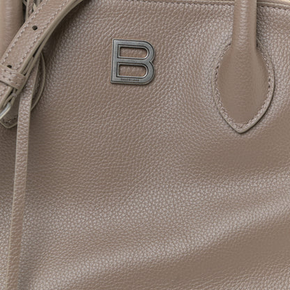 Balenciaga Calfskin Ville Top Handle Bag Mink Grey 6 of 11