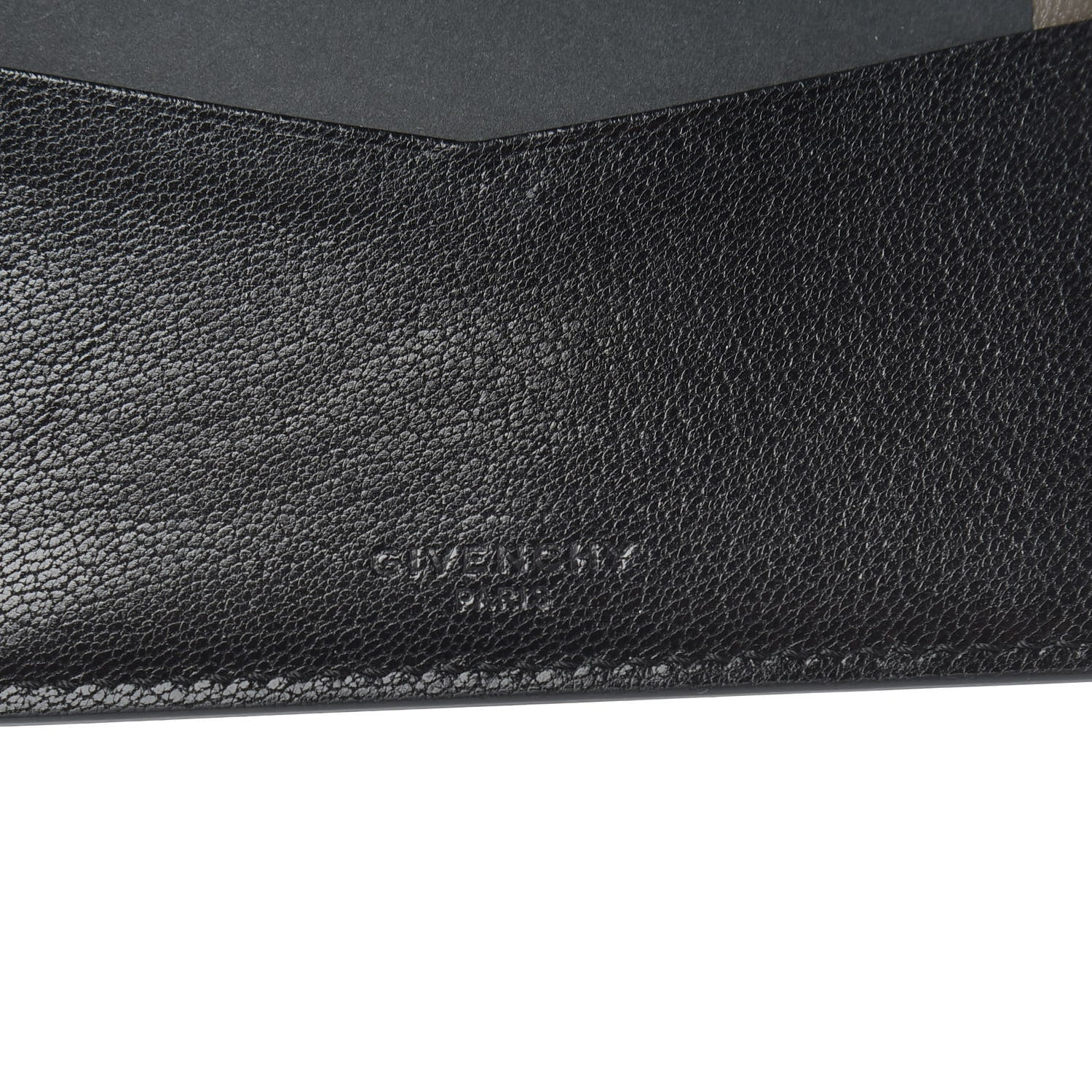 Givenchy Sugar Goatskin GV3 Wallet Black Grey 6 of 7