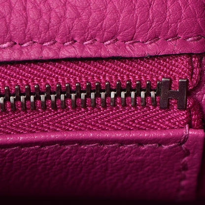 Hermes Togo Kelly Retourne 28 Rose Pourpre 30 of 38