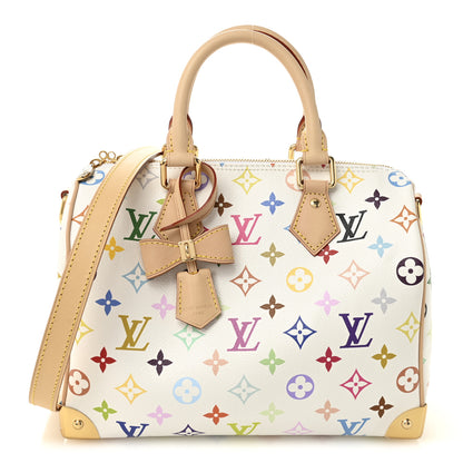 Louis Vuitton LV X TM Monogram Multicolor Speedy Bandouliere 25 White 1 of 9