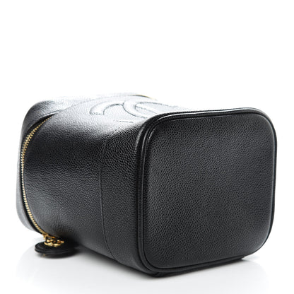 Chanel Caviar Vanity Cosmetic Case Black 4 of 13