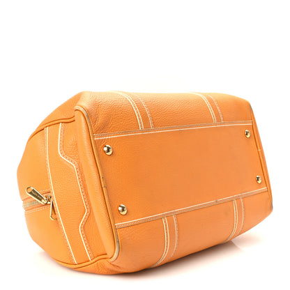 Louis Vuitton Tobago Calfskin Carryall Yellow 4 of 16
