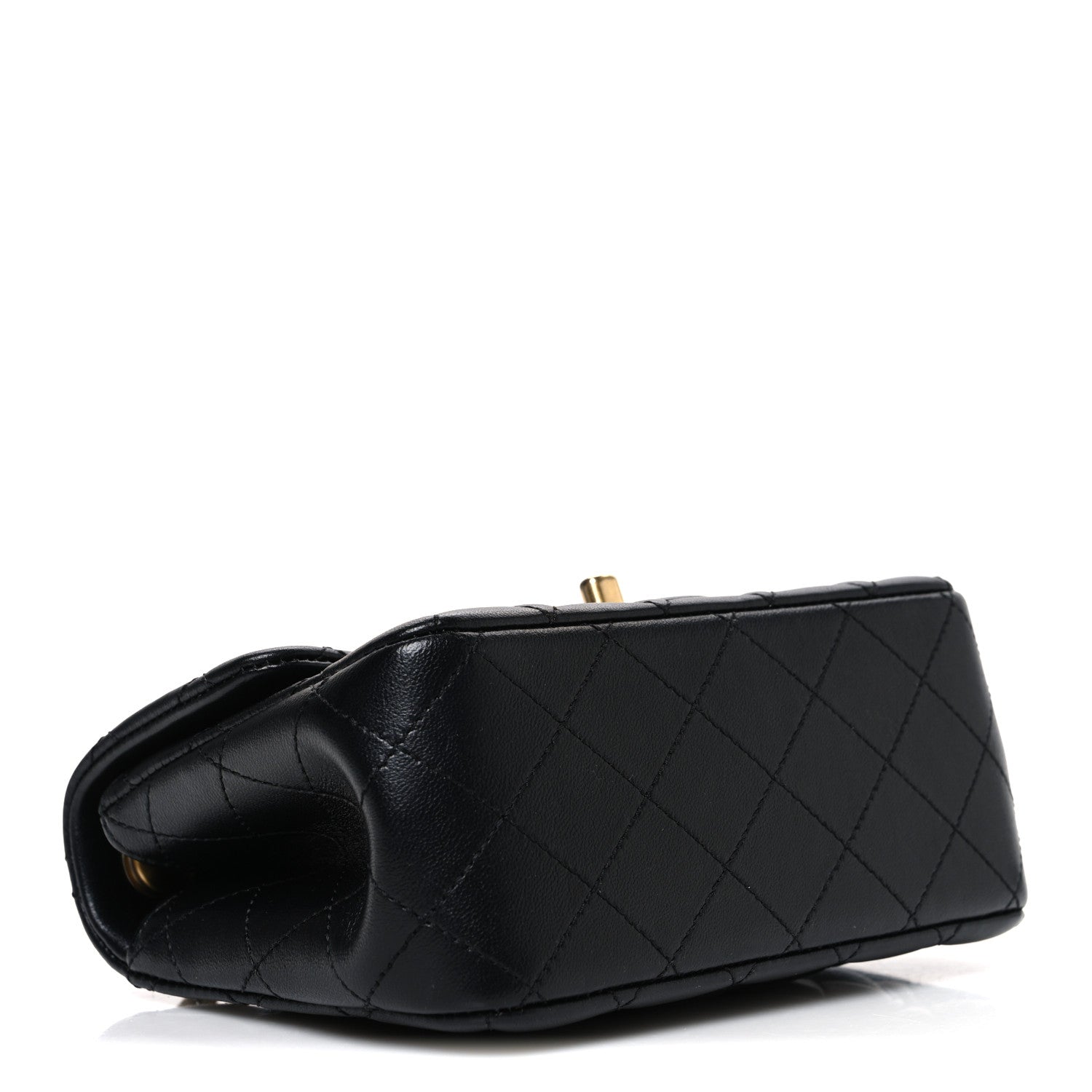 Chanel Lambskin Quilted Mini Sweet Camellia Flap Black 4 of 11