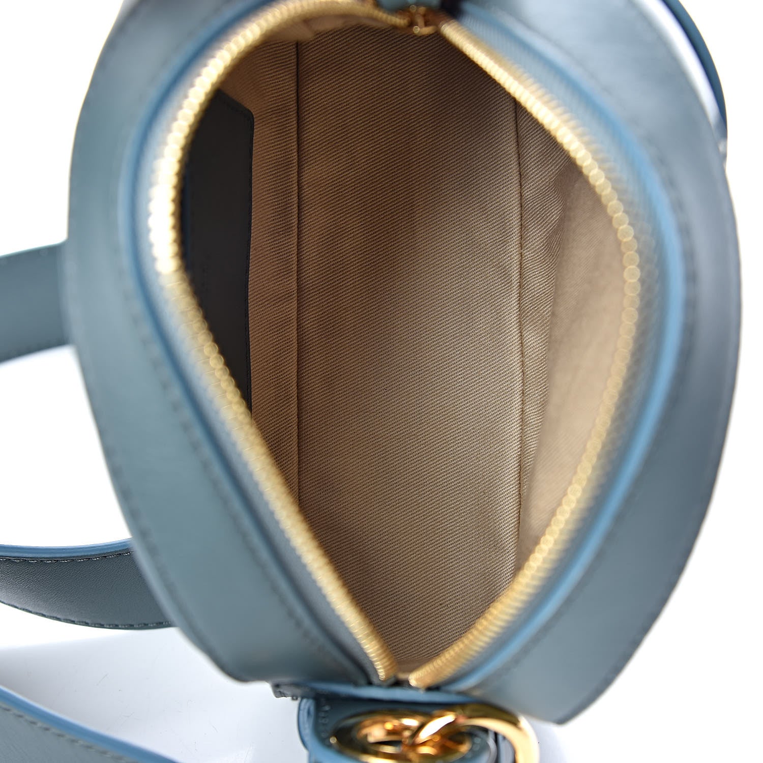Chloe Smooth Calfskin Little Horses Embroidered Shoulder Bag Cloudy Blue 7 of 9