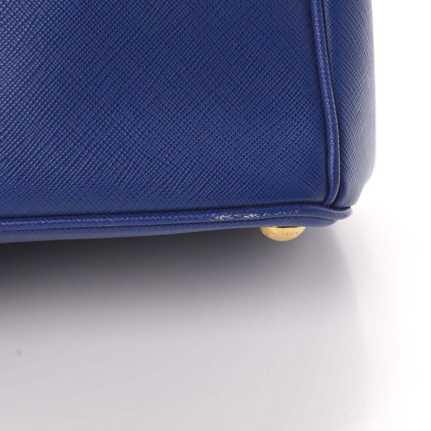 Saffiano Small Galleria Double Zip Tote Royal