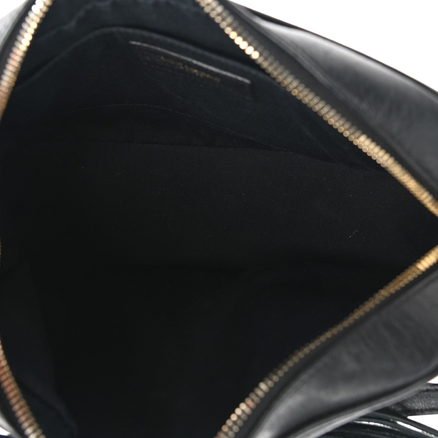 Saint Laurent Grained Lambskin Monogram Lou Camera Bag Black 5 of 11