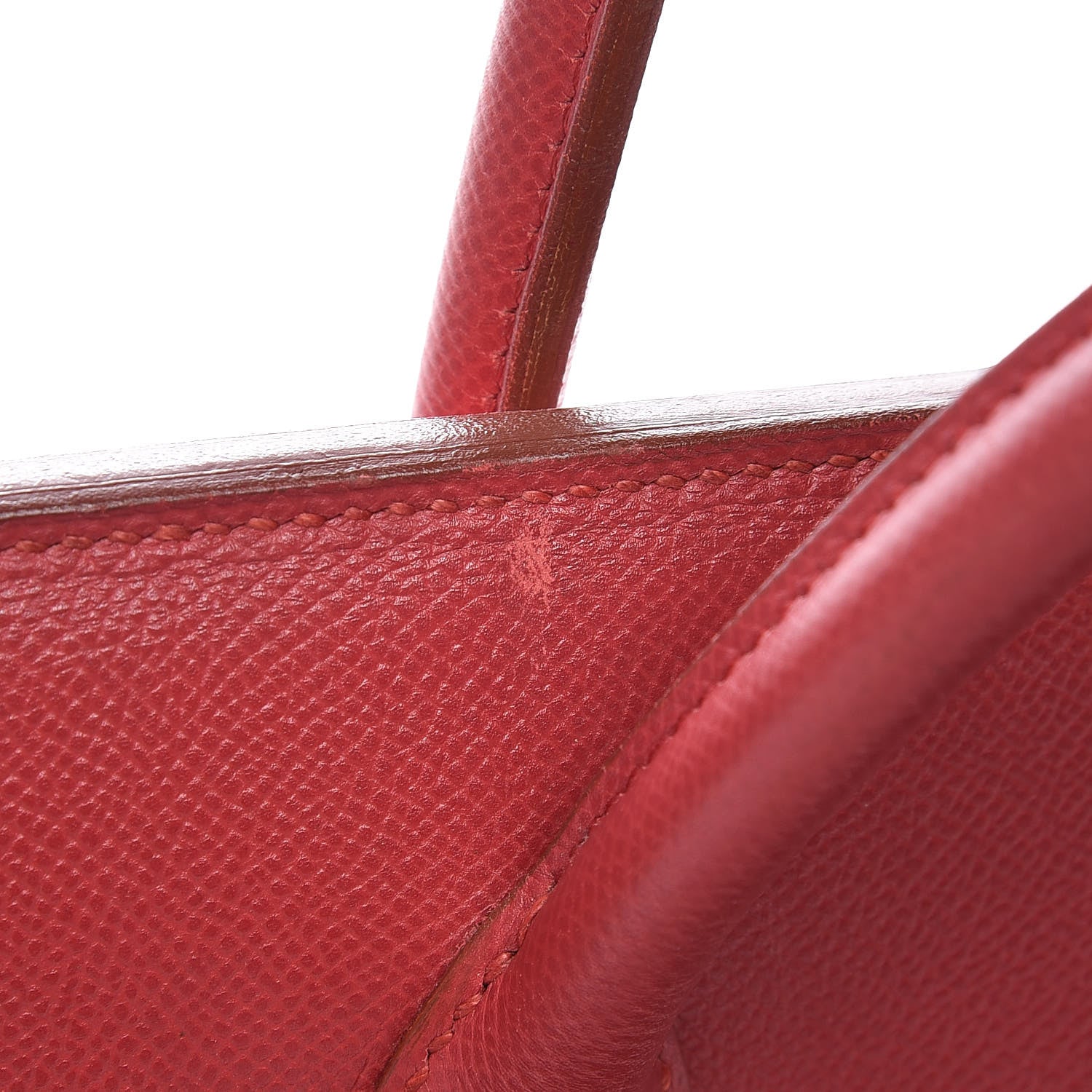 Hermes Courchevel Birkin 40 Rouge 35 of 46