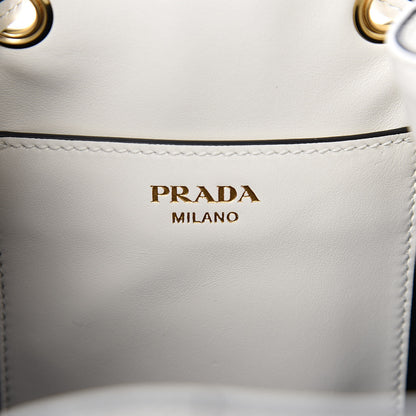 Prada Saffiano Bucket Bag White 6 of 9