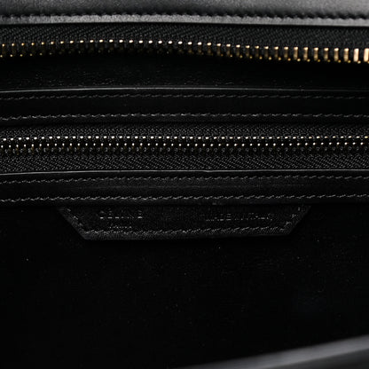 Celine Bullhide Calfskin Grained Nubuck Mini Tri-Color Luggage Khaki 7 of 23