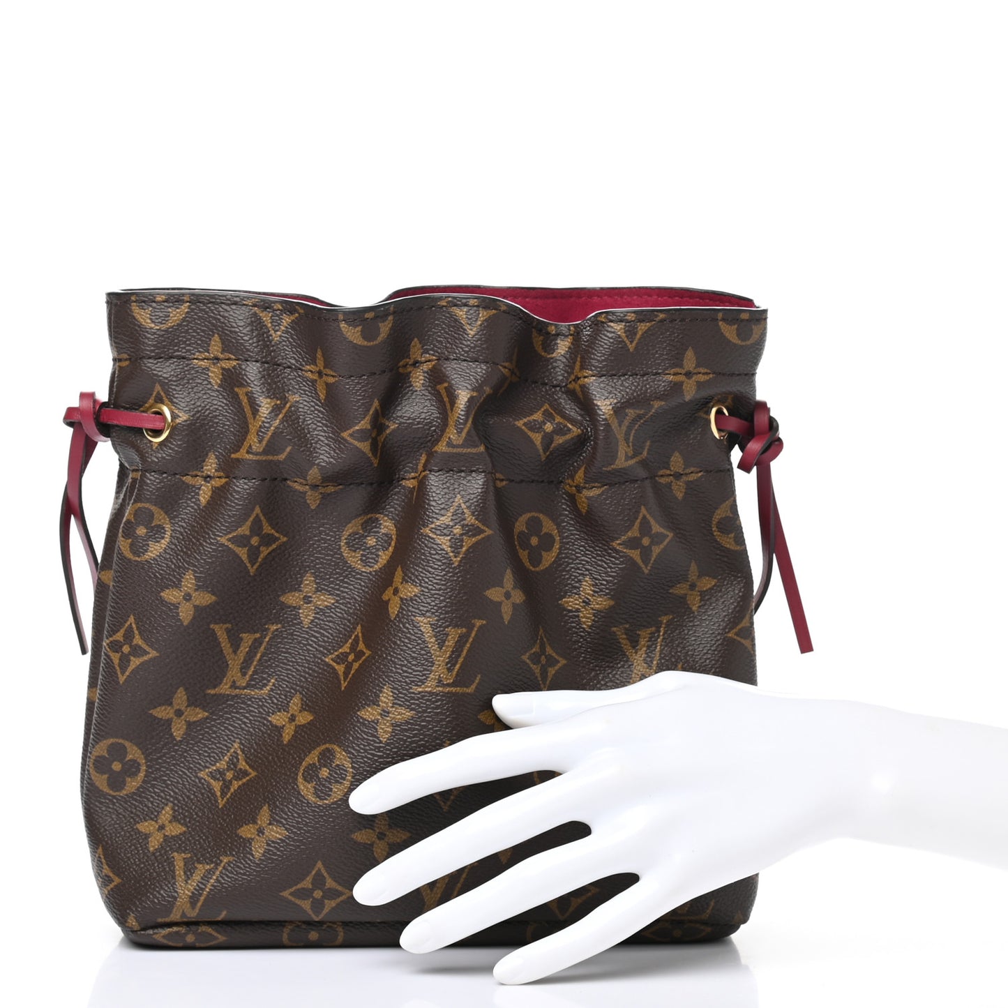Monogram Pouch Noe Fuchsia