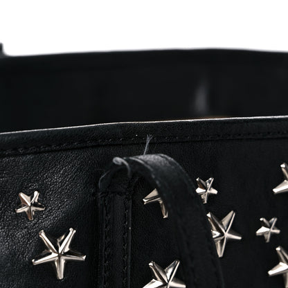 Jimmy Choo Calfskin Sasha Star Studded Tote Black 15 of 17