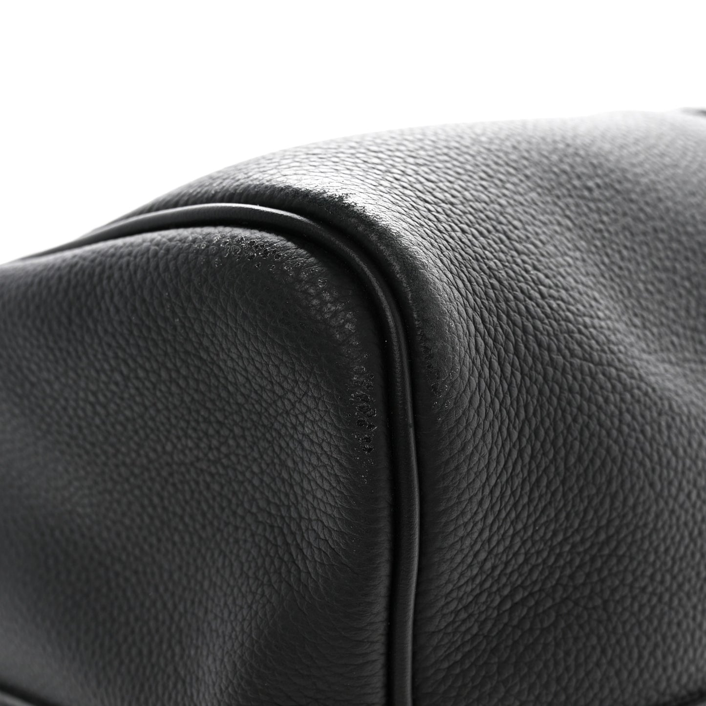 Grained Calfskin Aerogram Keepall Bandouliere 40 Black