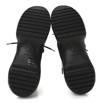 Louis Vuitton Mat Rubber Monogram LV Archlight Sneaker Boots 38 Black 6 of 9